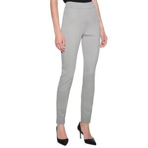 WHBM Gray Pull-On Skinny Ankle Pants Size 0